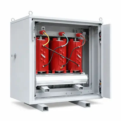 Epoxy Resin Cast Dry-Type Power Transformer, 630kVA, 15kV/380V (Copper Coil, Enclosed)