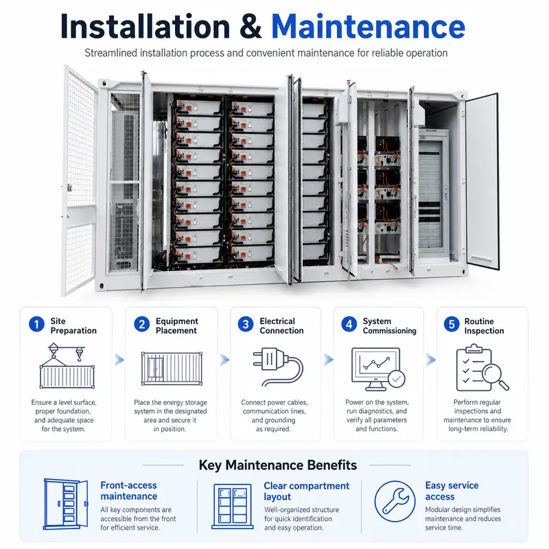 High-Voltage Lithium-Ion BESS — Liquid-Cooled, Off-Grid, 10-Year Warranty, IP67 — detail 4