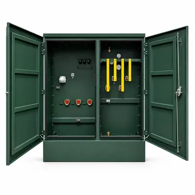 Three-Phase Pad-Mount Transformer, 50kVA/100kVA - 15kV/20kV to 400V/415V/440V, UL Listed