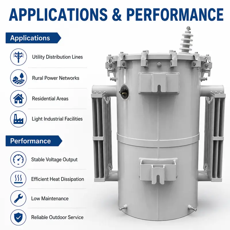 UL-Certified Single-Phase Pole Transformer, 25 to 333 kVA — detail 3